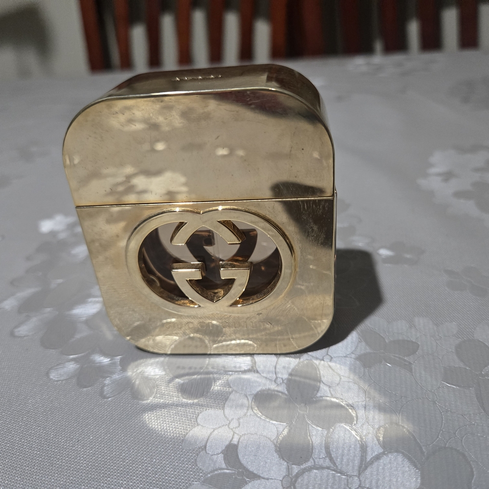 Gucci Gold Perfume Bottle 1.6 FL OZ